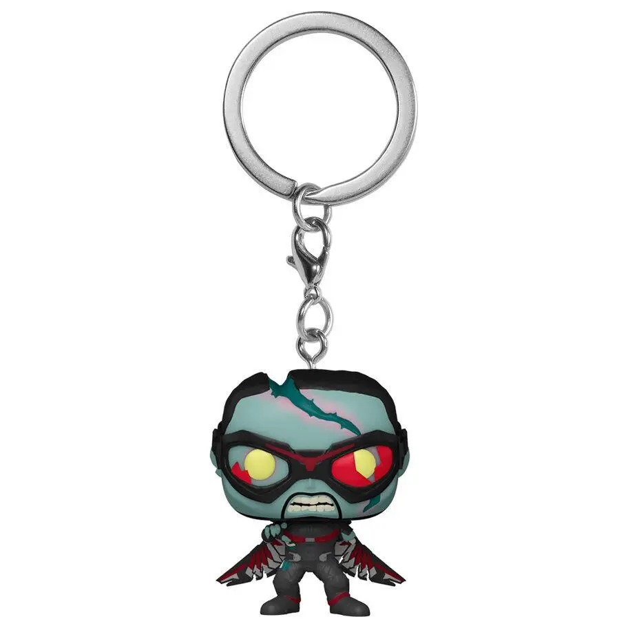 Pocket POP! Nøkkelring Marvel What If...? Zombie Falcon