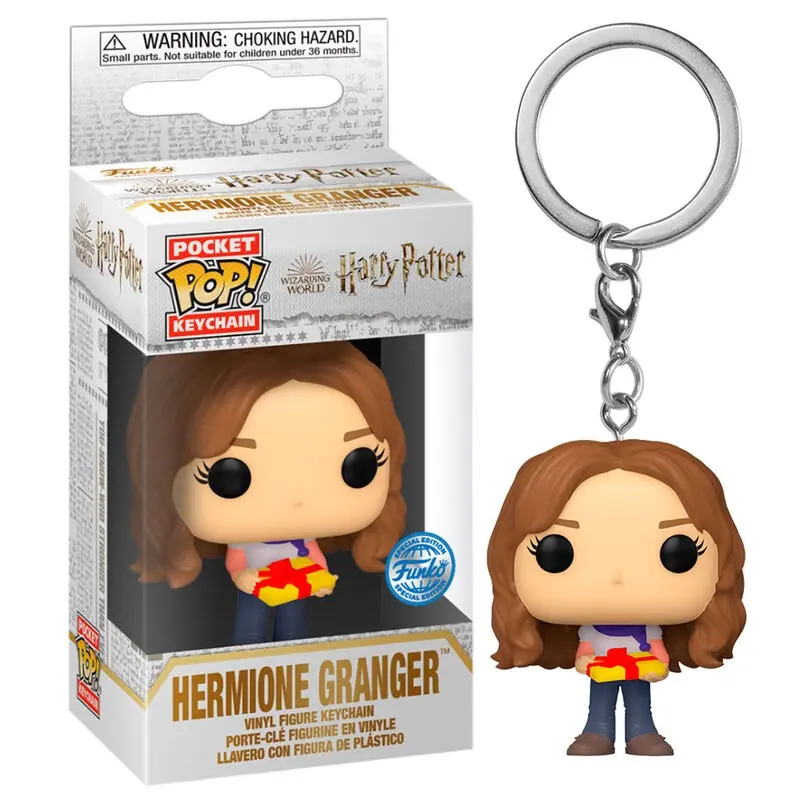 Pocket POP! Nøkkelring Harry Potter Holiday Hermine Grang Exclusive