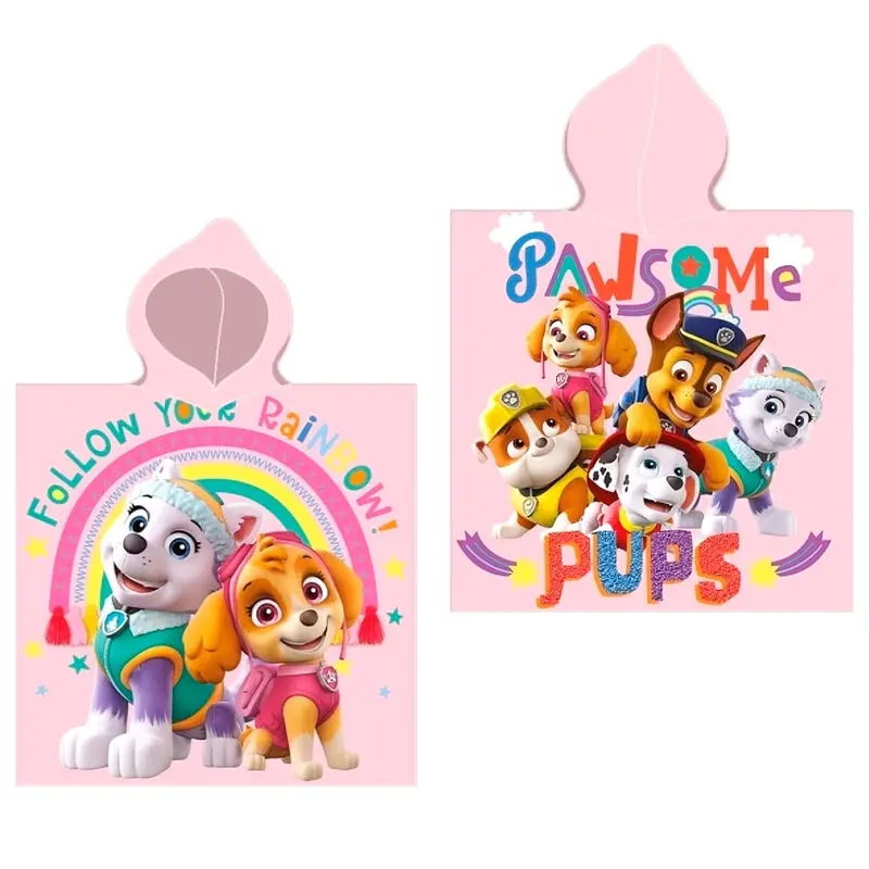 Paw Patrol Ponchohåndkle Bomull 55x100 cm