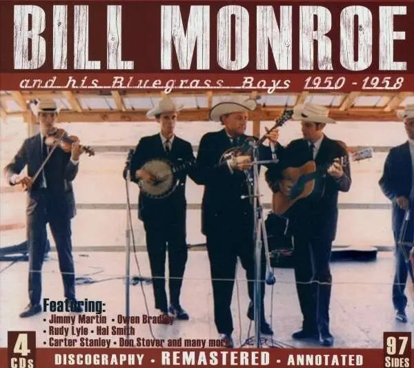 Monroe Bill & Hans Blue Grass Boys: Og hans Bluegrass Boys 1950-1958 (4CD)