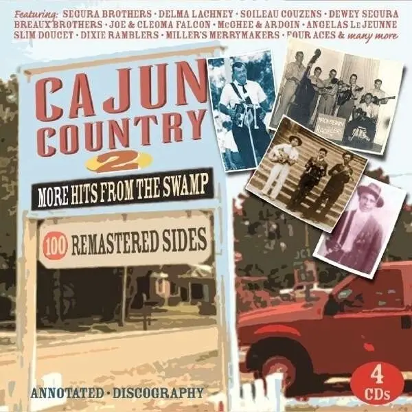 Diverse artister: Cajun Country 2 (4CD)