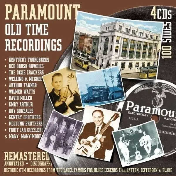 Diverse artister: Paramount Old Time Recordings (4CD)
