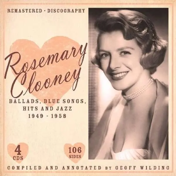 Clooney Rosemary: Ballader, Blues, Hits & Jazz 1949-1958 (4CD)