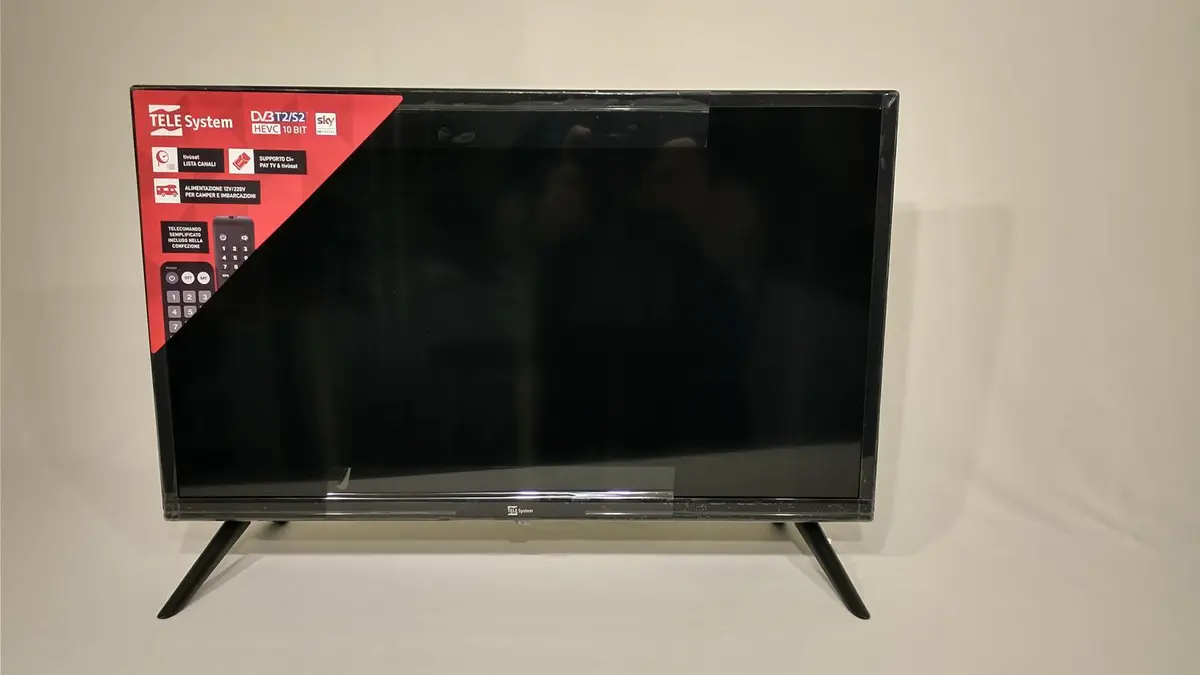PALCO 24 tommer HD TV 12V DC 100-240V for båt campingvogn bobil DVB-T2 DVB-S2 VESA 100x100 PALCO 24LX1