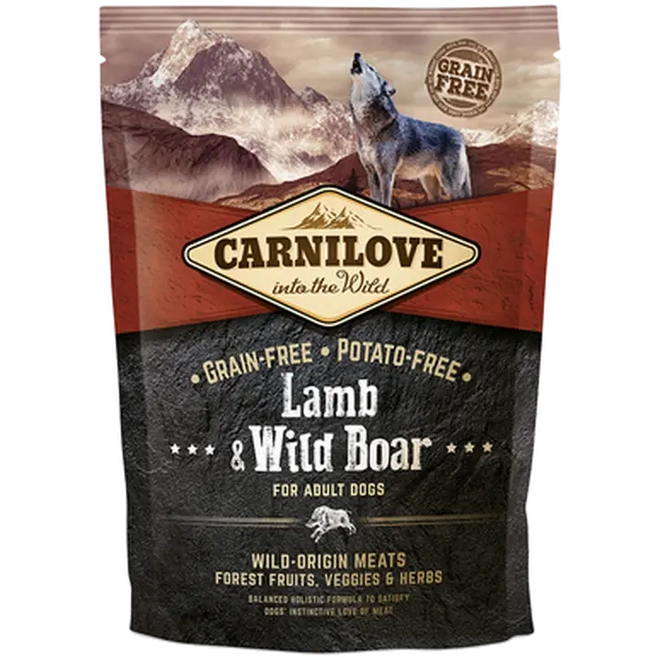 Carnilove Dog Dry Adult Lamb & Wild Boar
