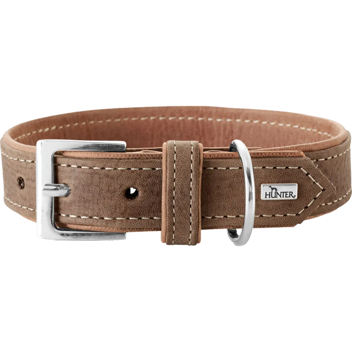 Hunter Hundhalsband Porto Tobacco/Cognac