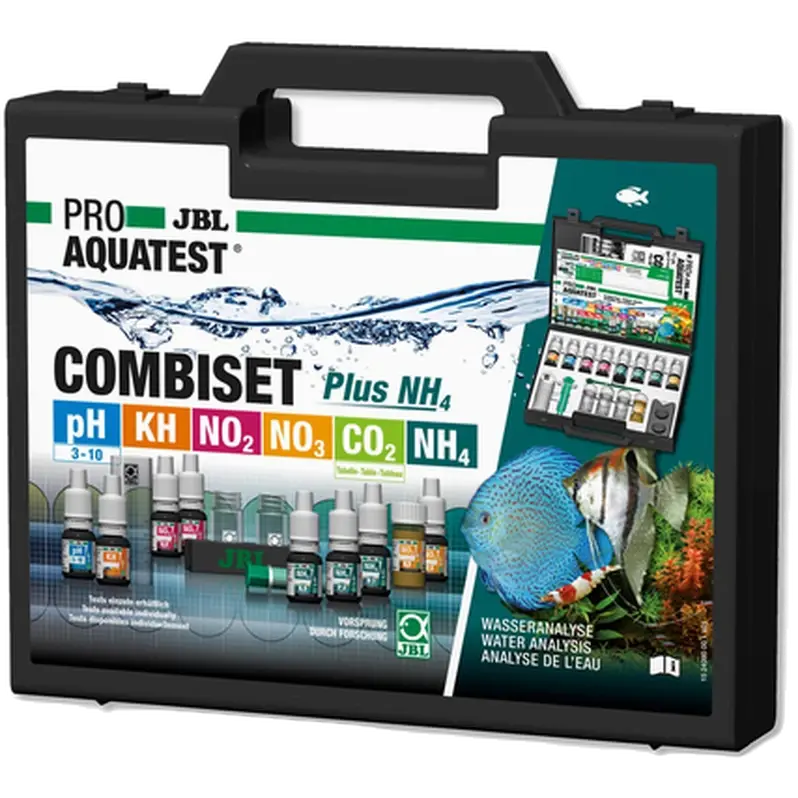 JBL ProAquaTest Veske CombiSet Plus NH4 Ferskvann 6-p
