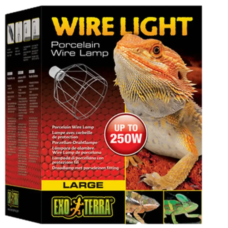 Exo Terra Wire Light - Porcelain Wire Lamp
