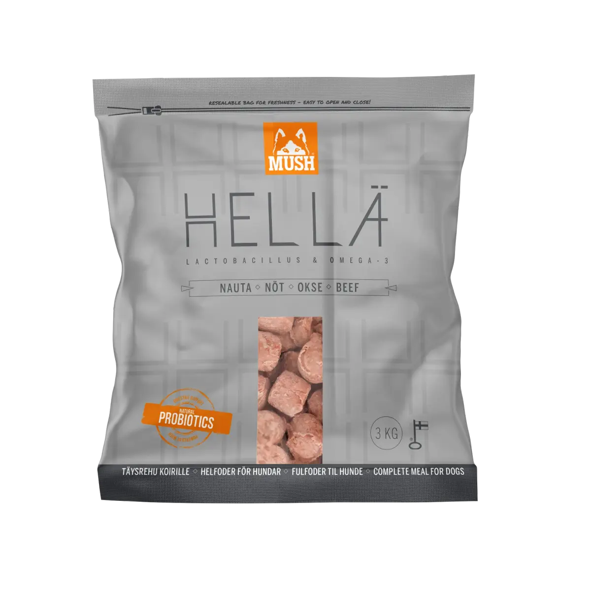 Mush Hellä Nöt 3 kg