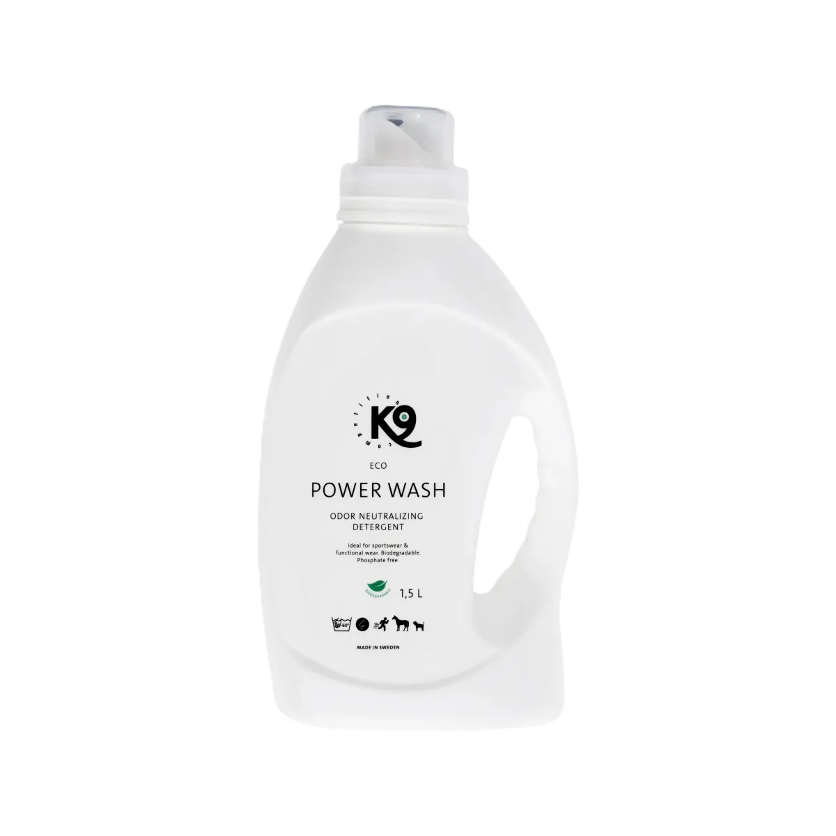 K9 Competition Eco Power Wash Luktfjerningsmiddel hvit 2,7 L