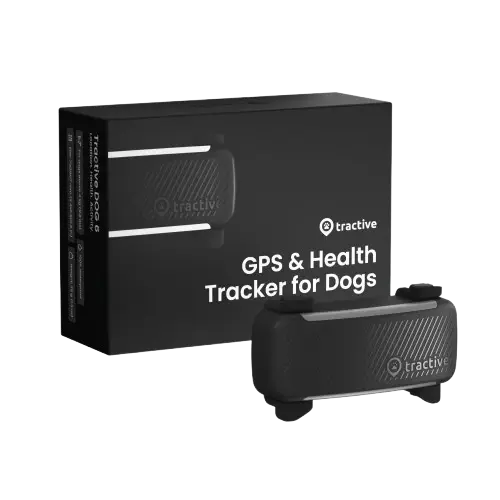 Tractive GPS-tracker for hund Dog 6 - Svart 71 x 29 x 17 mm