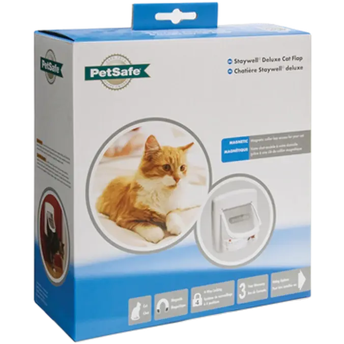 Petsafe Staywell® Magnetisk 4-veis låsbar Deluxe katteluke med magnetlås