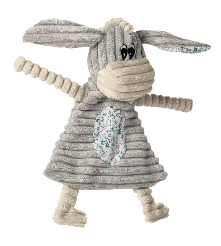 Hunter Toy Dog Huggly Blanket Donkey Grey 25 cm