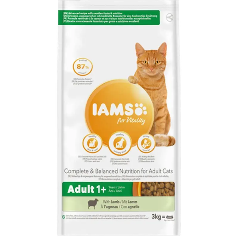 Iams Cat Adult New Zealand Lamb & Chicken Orange 10 kg
