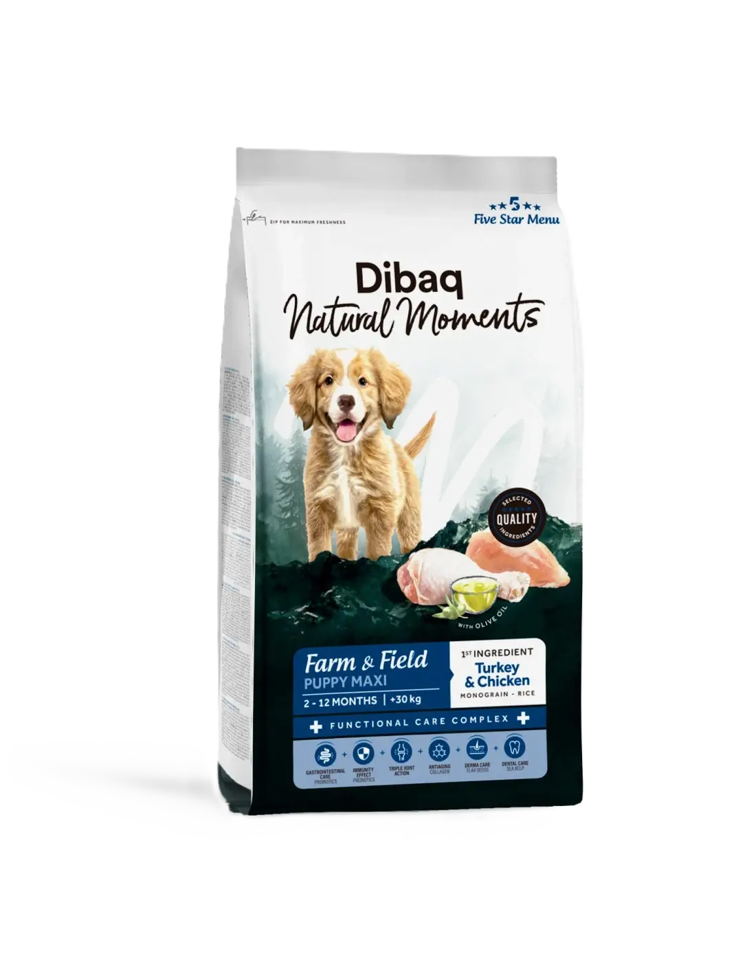 DIBAQ Natural Moments Dog Farm&Field Puppy Maxi