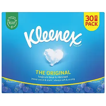 Lommetørkle Kleenex 30-pk
