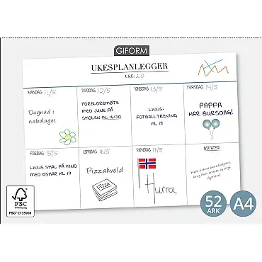 Ukesplanlegger