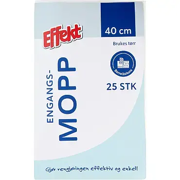 Engangsmopp 25-pk