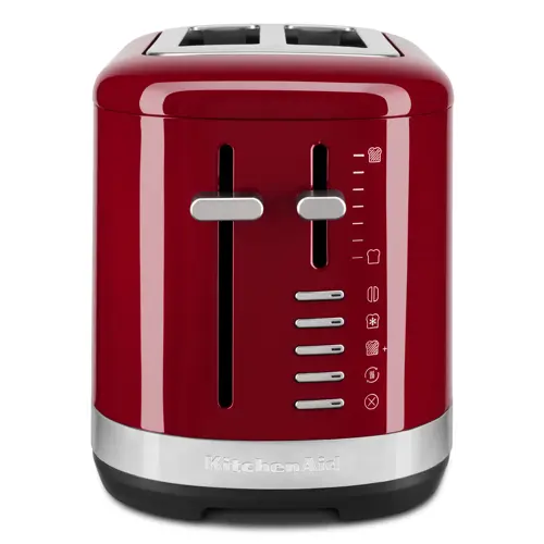 KitchenAid 2 slice metal toaster red