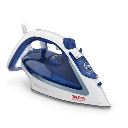 Tefal TEFAL Easygliss Plus Steam Iron White/Blue FV5736E0