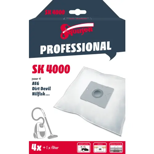 Skousen Professionel Støvsugerposer SK4000