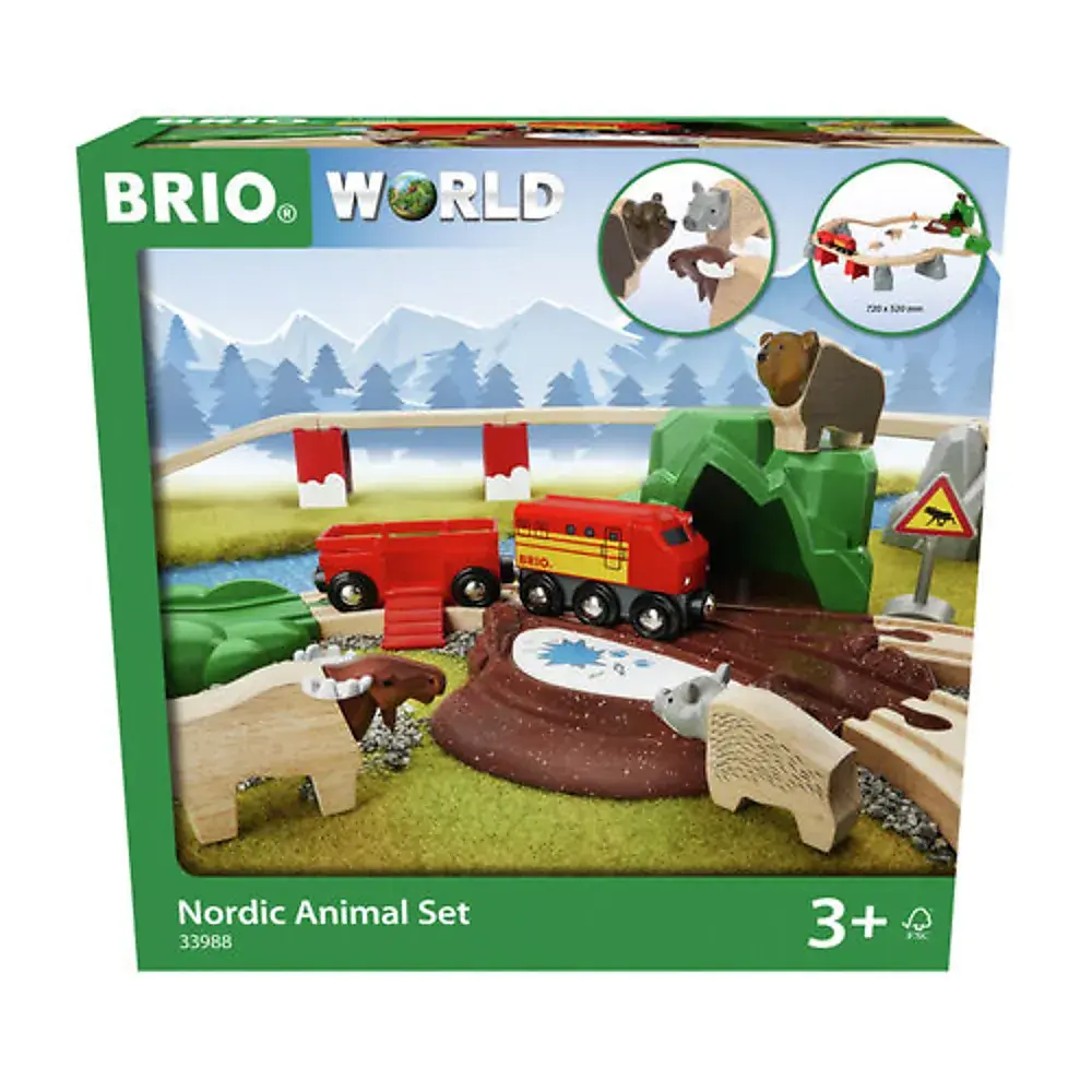Dyresett BRIO® World nordisk
