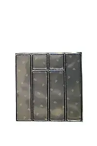 Klistrerefleks striper sort lite