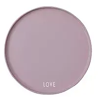 Tallerken Design Letters Favourite Love