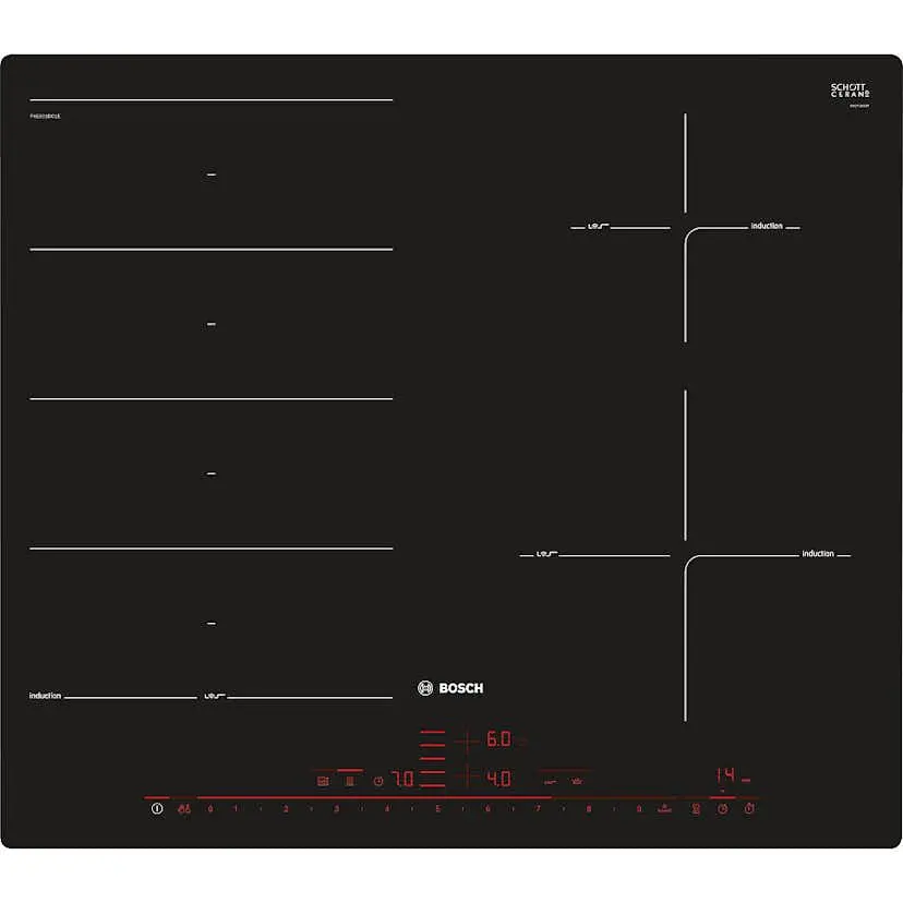Induksjonstopp Bosch Serie 8 PXE601DC1E med PerfectFry-Sensor