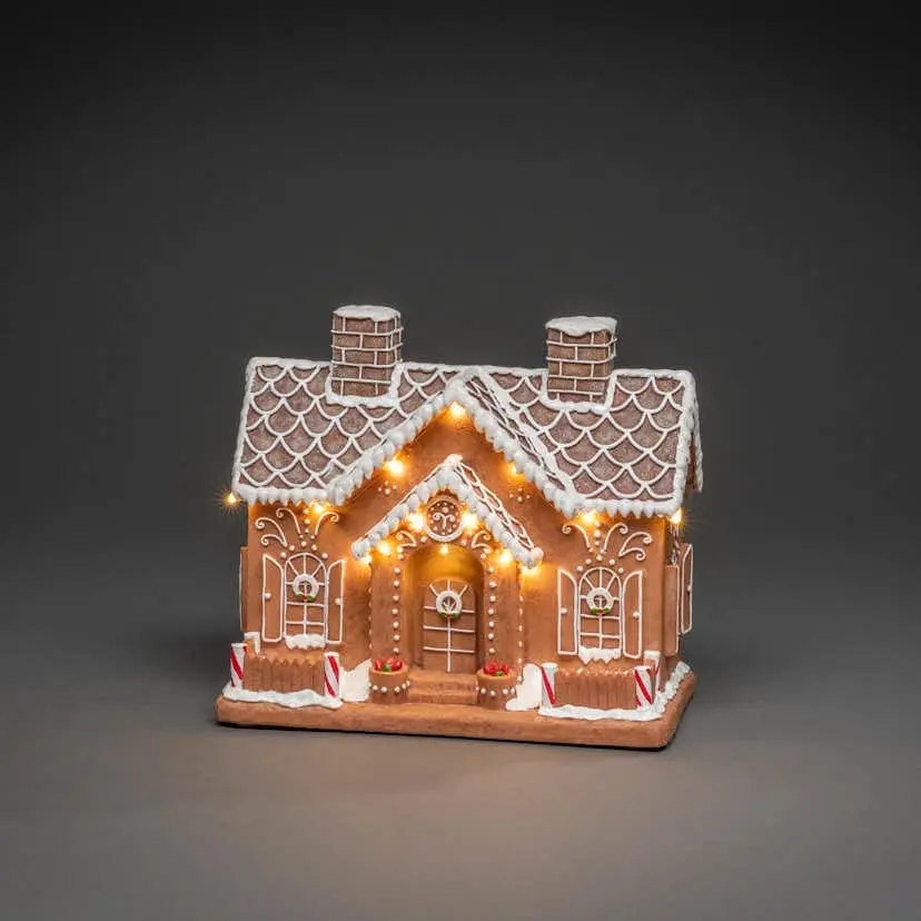 Julby Julfigur Gnosjö Konstsmide Pepparkakshus