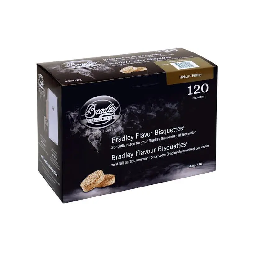 Briketter Bradley Hickory 120-pack