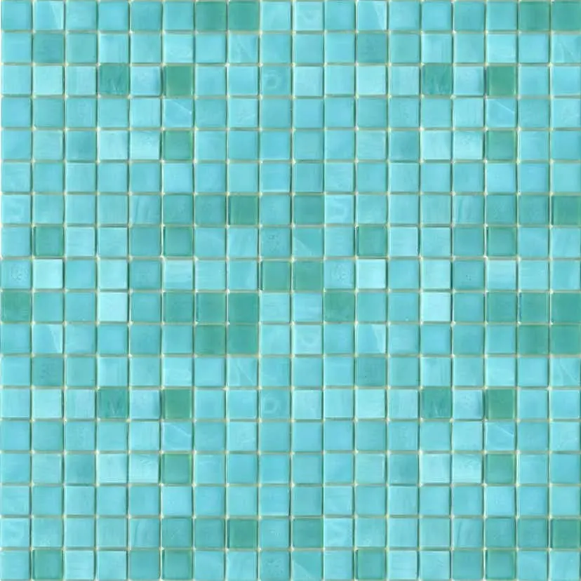 Mosaik Konradssons Sicis Nat Dew Turkos 1,5x1,5 cm