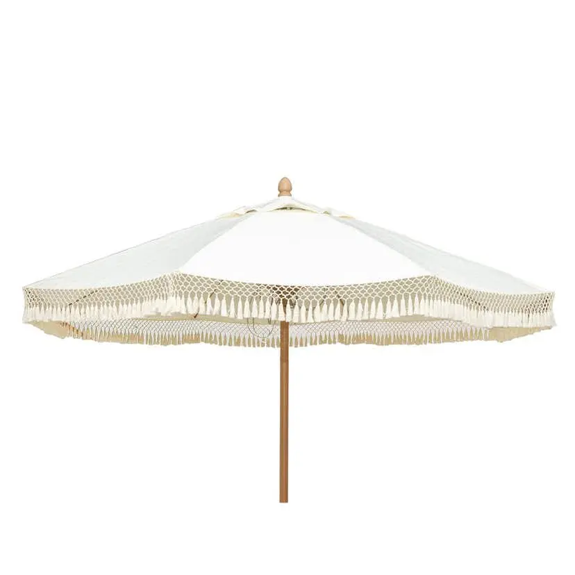 Parasoll Hillerstorp Parasoll 300 cm med Frynser