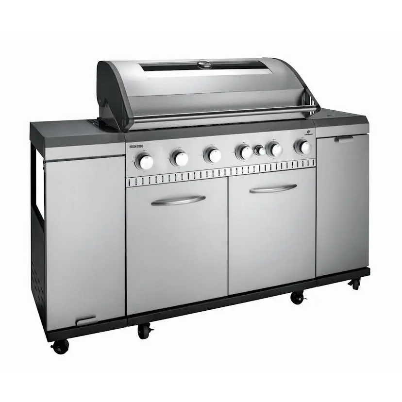 Gasolgrill Landmann Rexon 6.1 PTS cooK Rostfritt Stål 12120