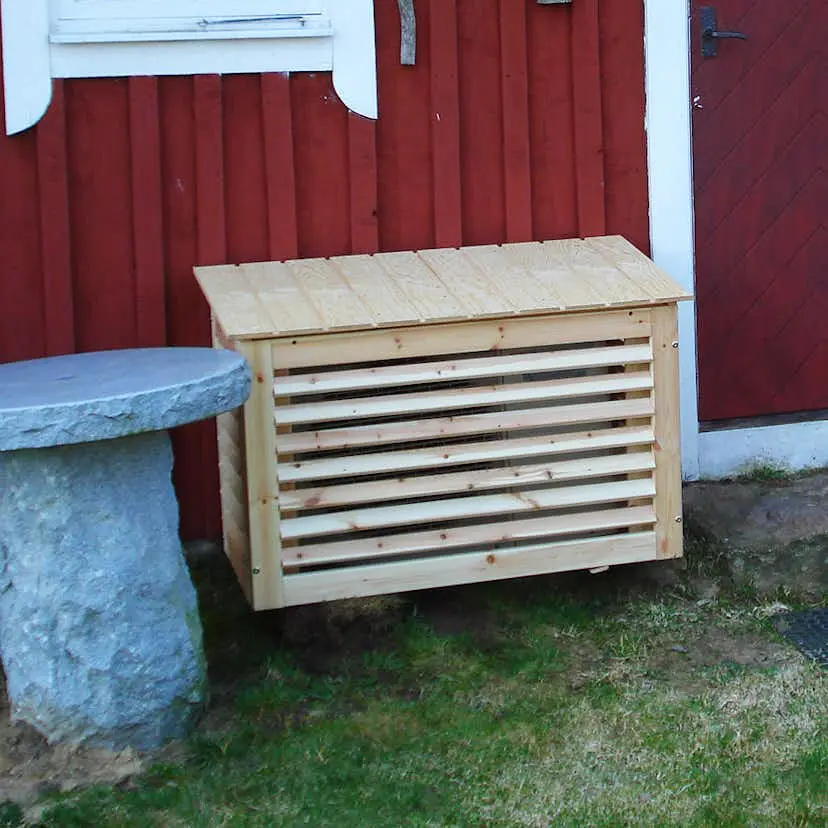 Värmepumpsskydd Eden Wood VP 1 Skydd för Luftvärmepump