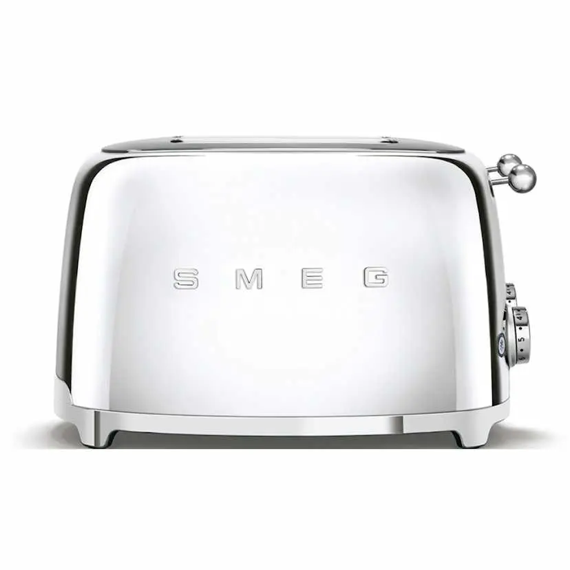 Brødrister Smeg TSF03SSEU Retro Krom med Ekstra Brede Spor