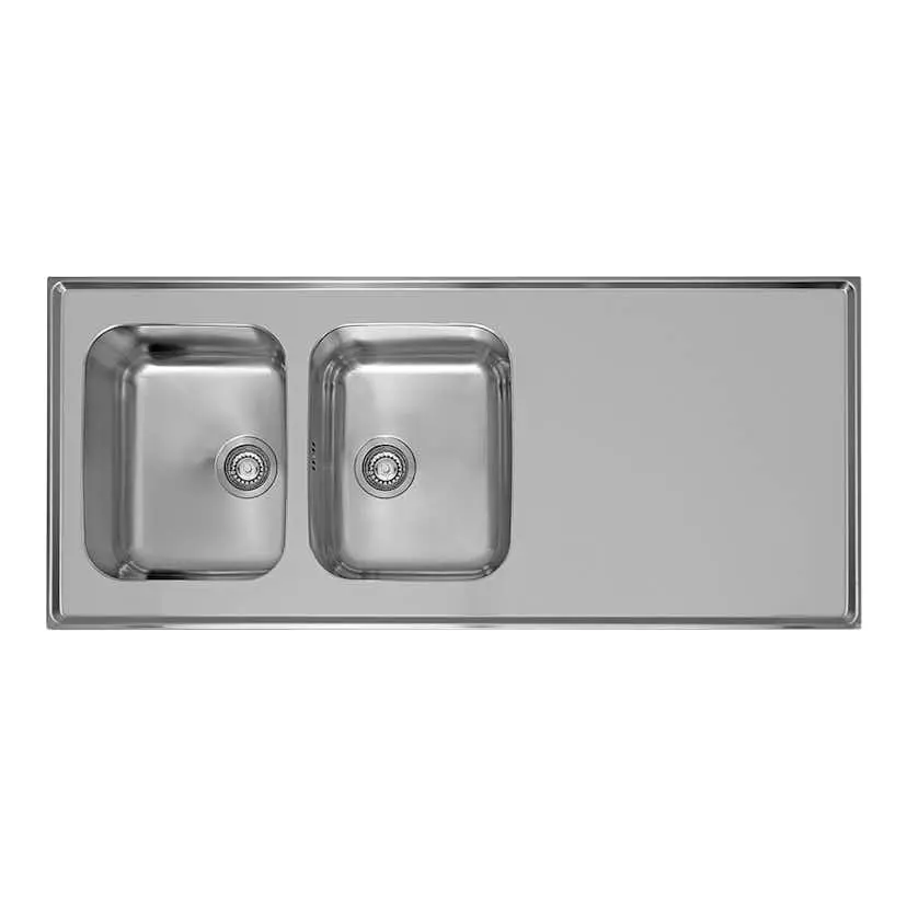Heltäckande Diskbänk Franke De Luxe H 12/14 Vändbar