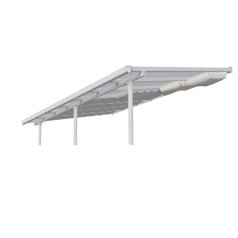 Persienn Canopia by Palram Skuggkit Vit Till Pergola 3 x 7,4 m