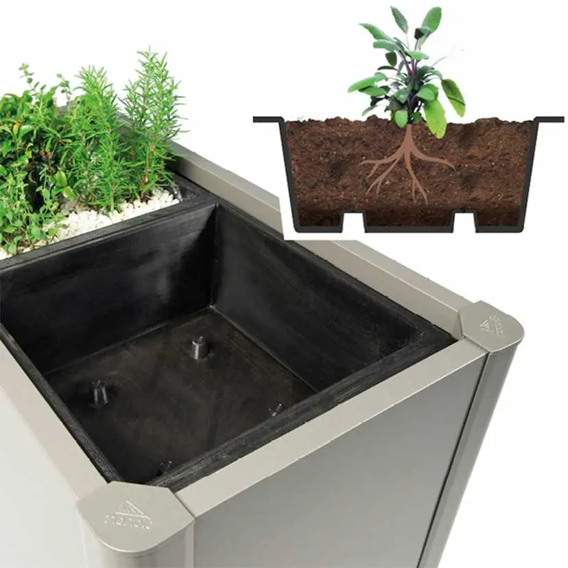 Plast Innlegg Biohort til Plantekasse Belvedere 1 stk