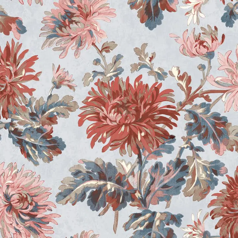 Tapet Laura Ashley Maryam Crimson