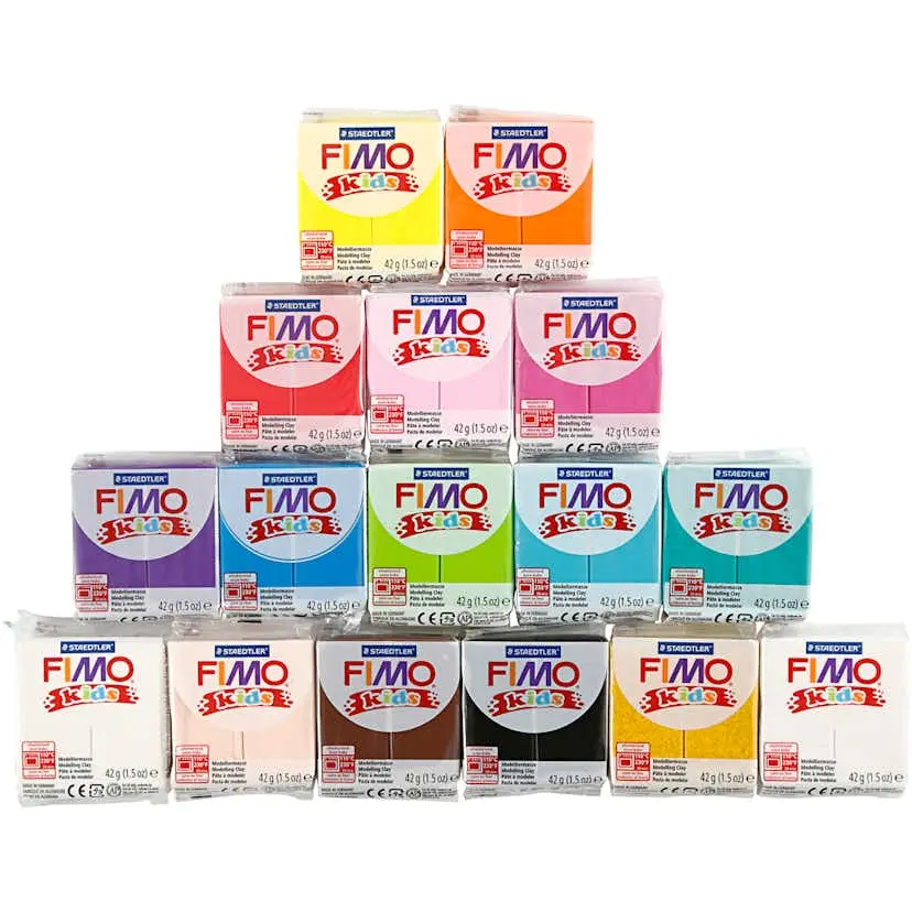 Leire Kreativ Selskap Fimo Kids Leire 32x42 g/1 Pk