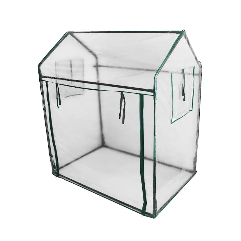 Växthus Plast Home it Drivhus för Pallkragar, Passar till 80x120 cm