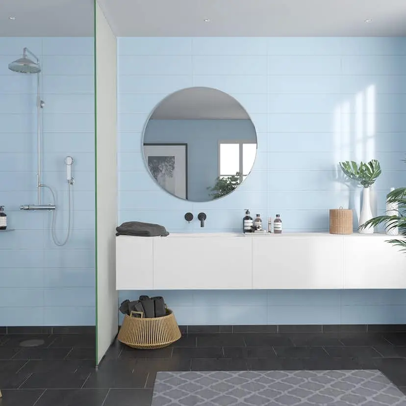 Baderomspanel Fibo 5203-M6015 Frozen Blue