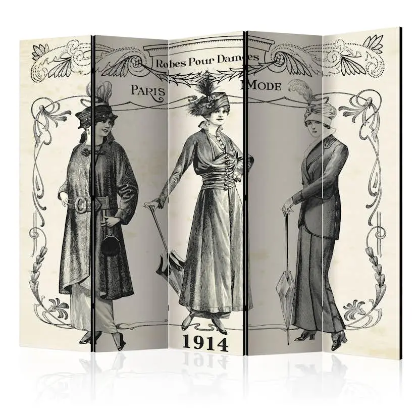 Rumsavdelare Skärmvägg Arkiio Dress 1914 II 225x172 cm
