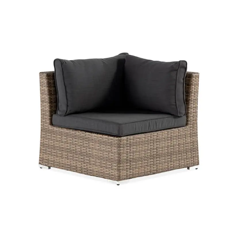 Hörnmodul Comfort Garden Wisconsin Premium Utomhus i Konstrotting
