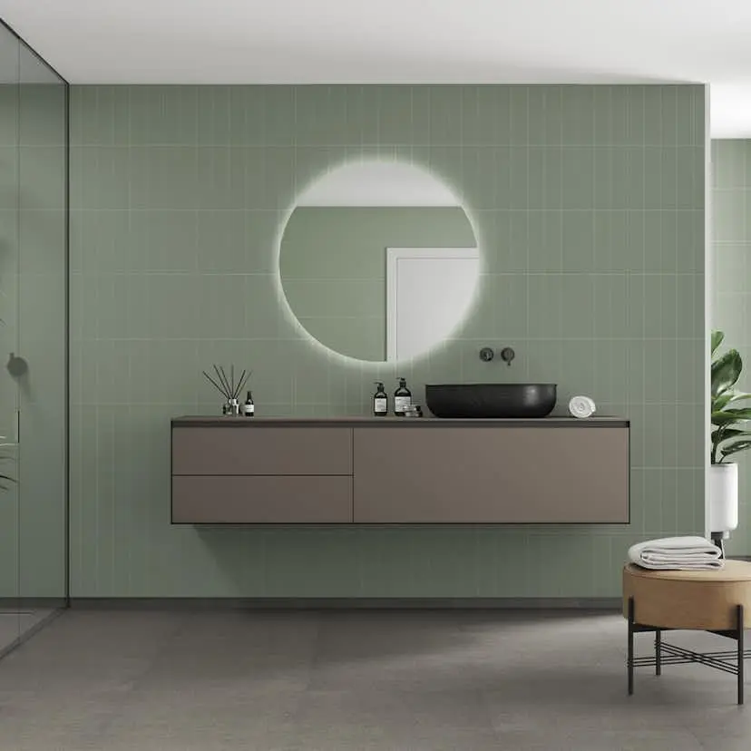 Våtrumsskiva Fibo 5206-M0830 EM Olivegreen 10x620x2400 mm
