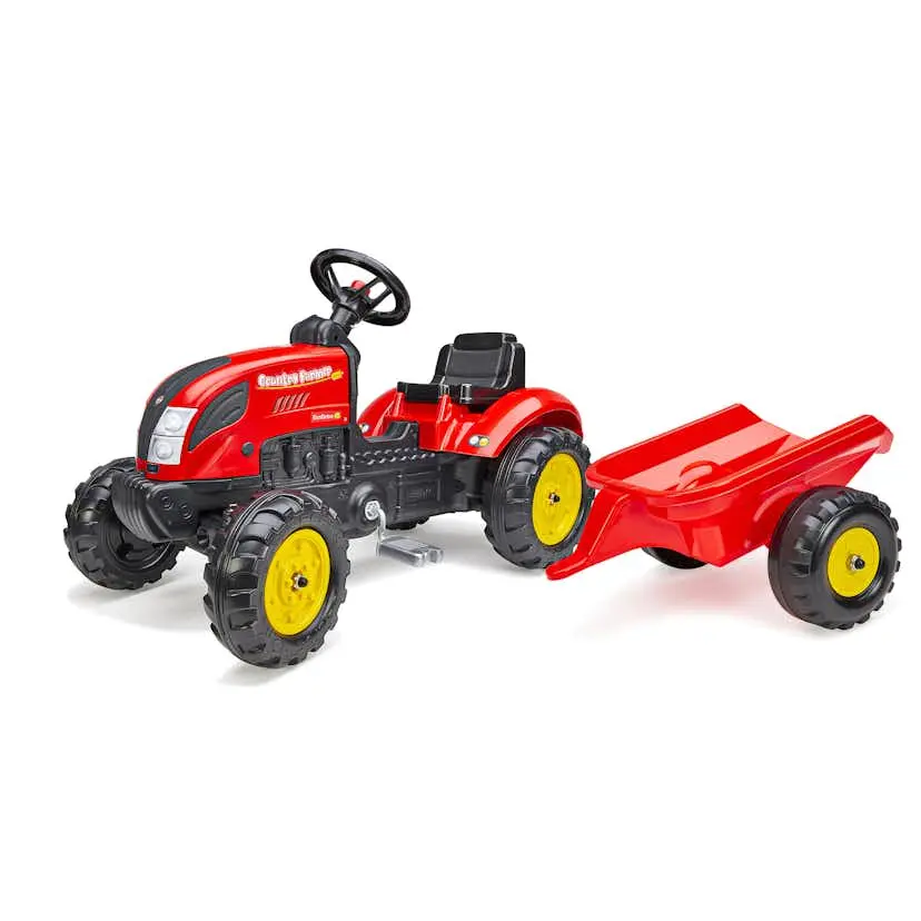 Traktor Falk Maurice Med Ratt, Tuta & Gåhjälp