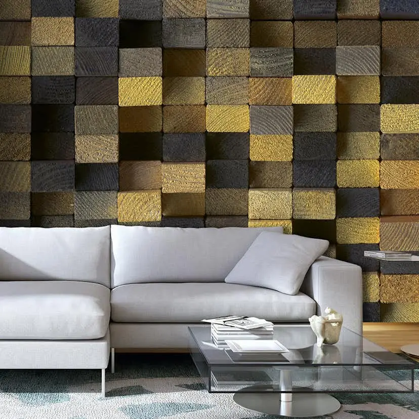 Fototapet Arkiio Wooden cubes 400x2cm