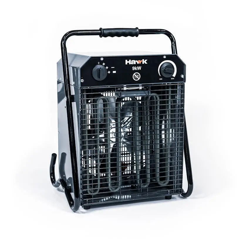 Varmevifte Hawk 9kW 3-fase