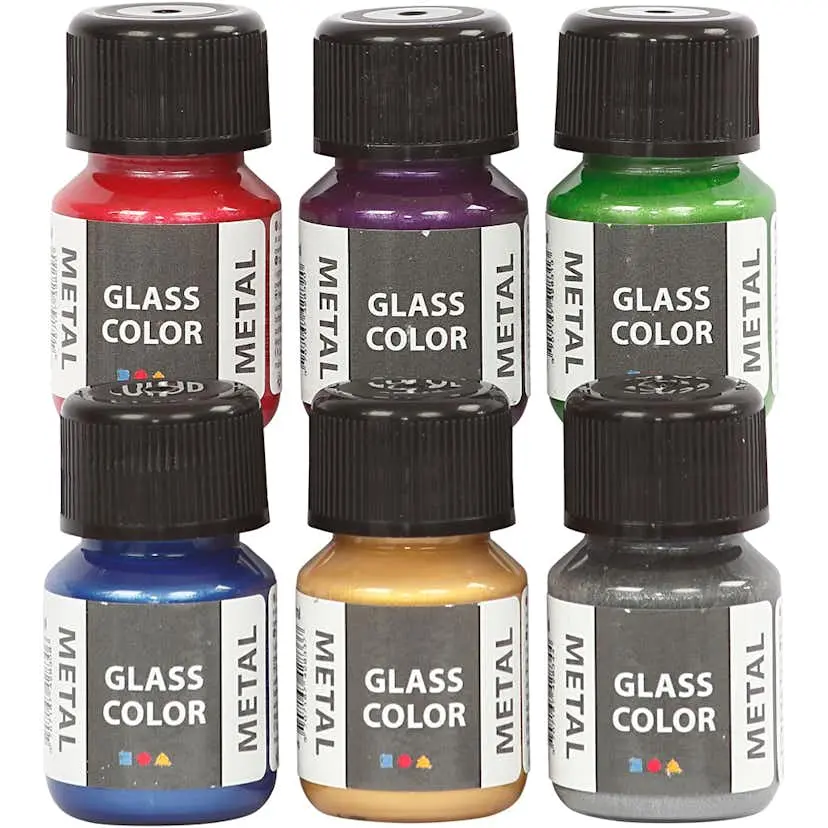 Glassfarge Creativ Company Metall 6x30 ml/1 Pk